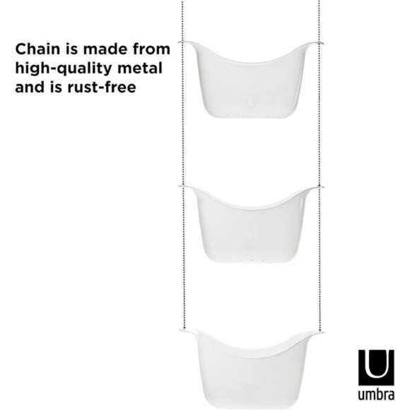 Hanging Shower Caddy Bathroom Organizer with Baskets for Shampoo and Accessories - Picture 5 of 8